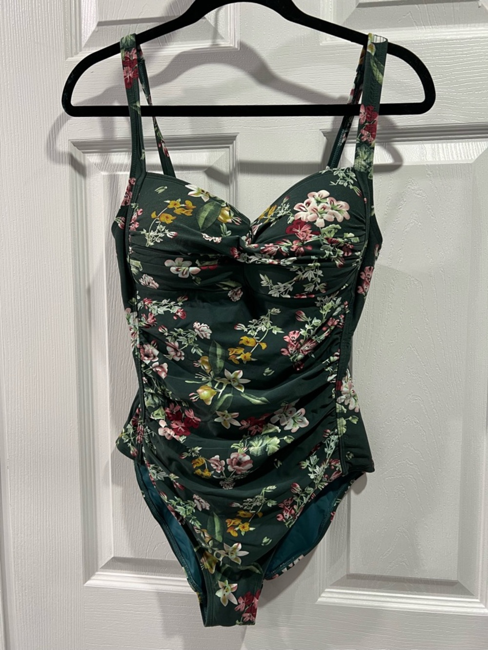 Nip Tuck Floral Green One-Piece Swim